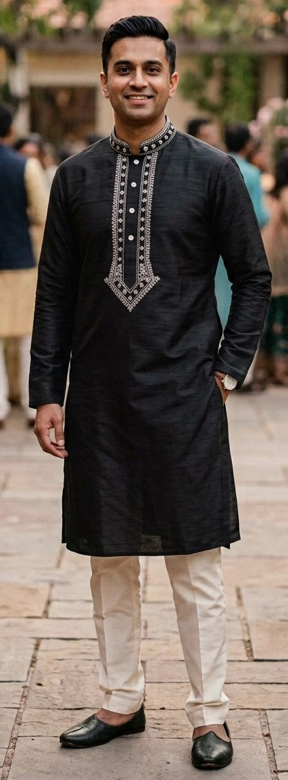 Men's Kurta Pajama Set | Sizes M, L, XL | Indian Ethnic Wear