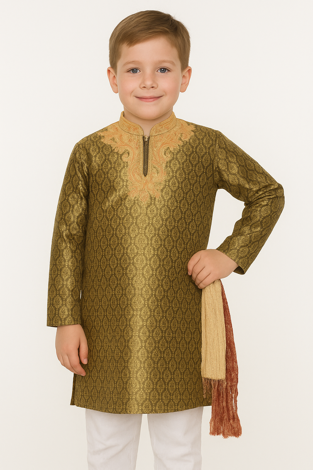 India Boys Kurta pajama set Indian Wedding party wear age 0-4