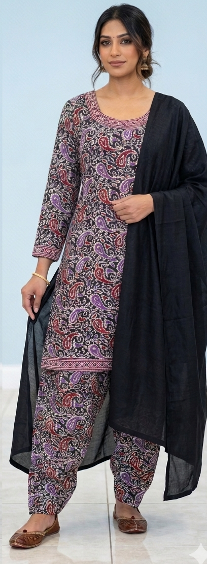 Cotton Printed Soft salwar kameez chest size 50