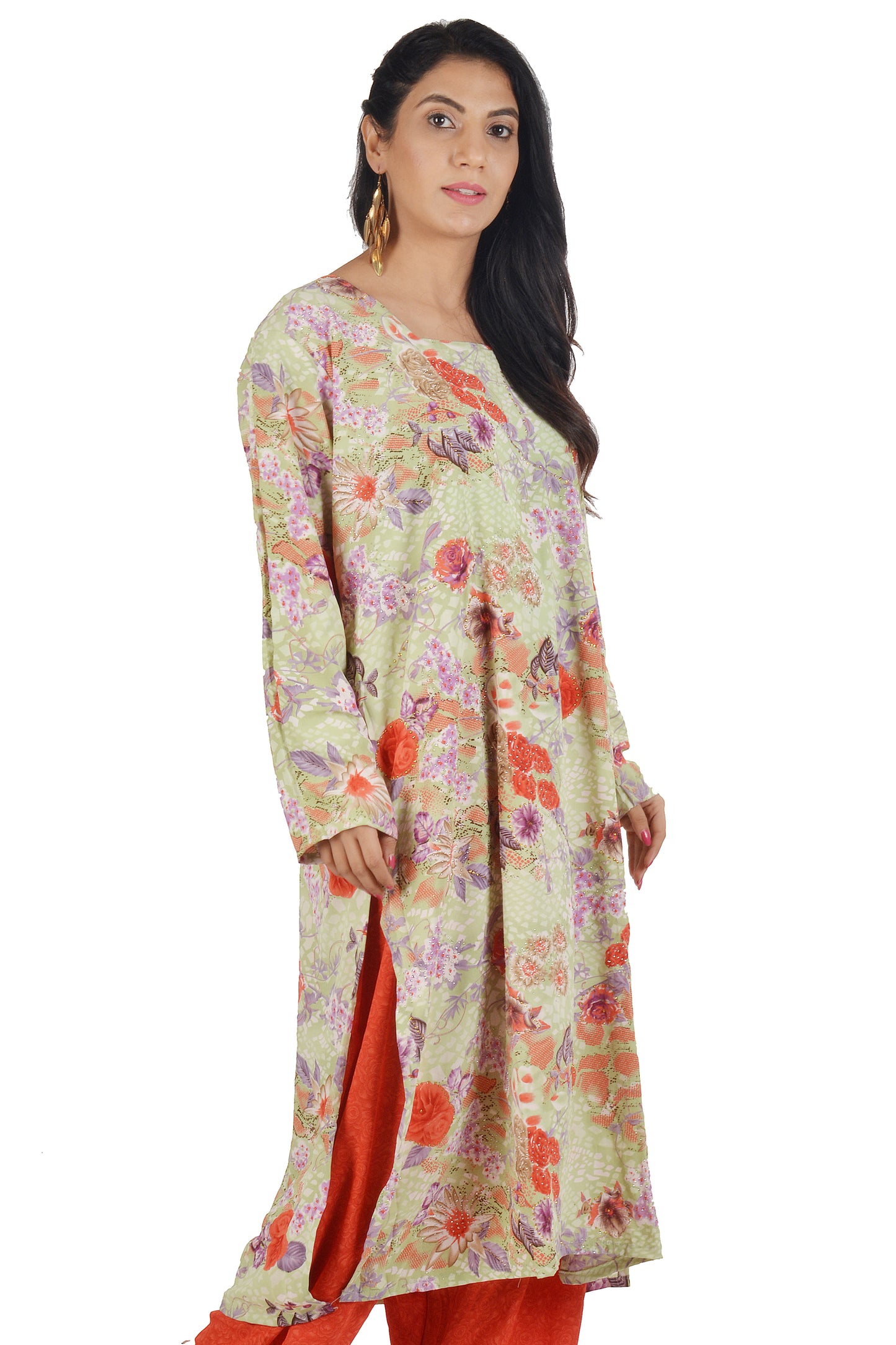 Printed salwar kameez Dress size large