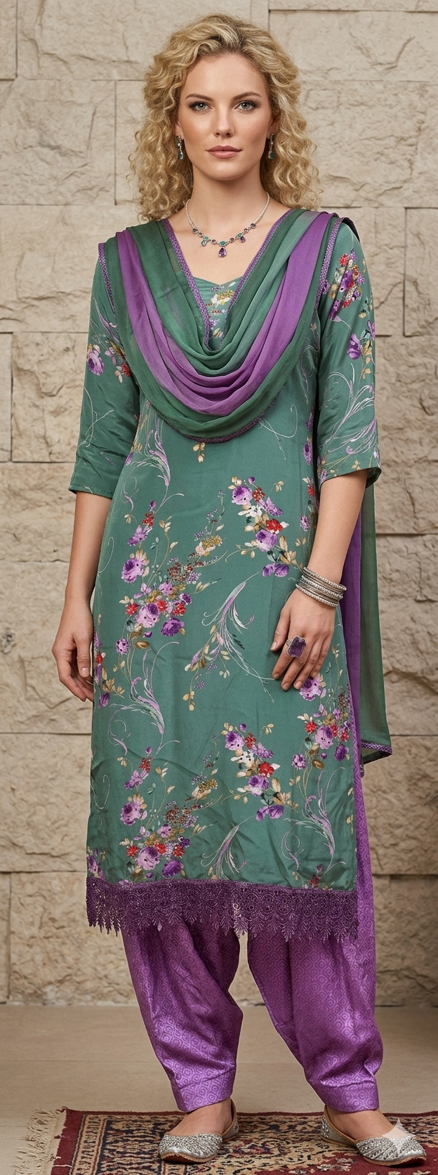 Big Plus size 60 salwar kameez dress Indian wedding party wear