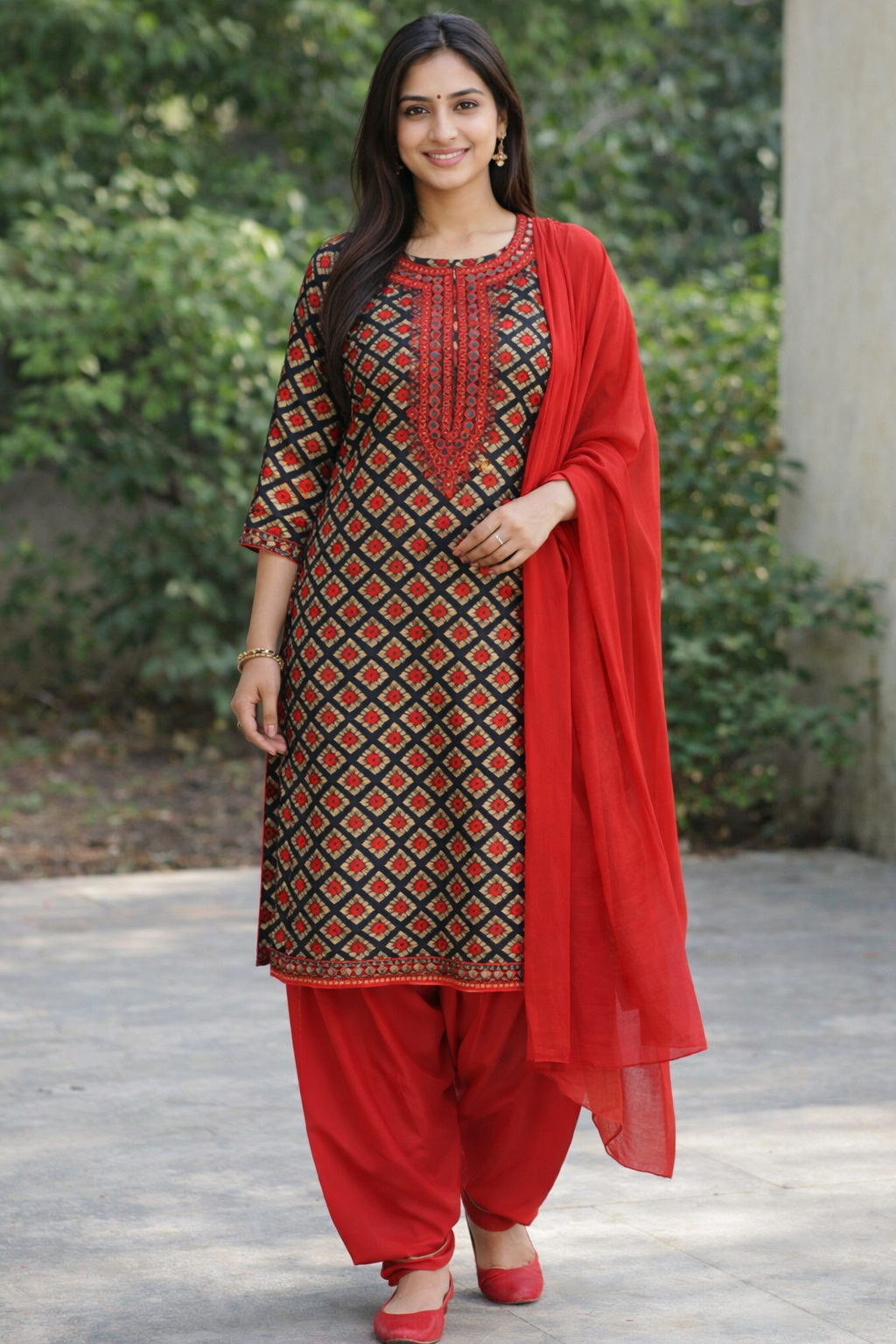 Cotton Salwar kameez dress Plus Chest size 48 2XL