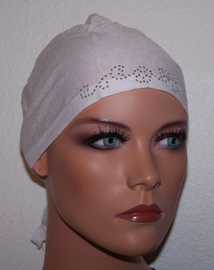 Set of two Cotton Hijab Under scarf cap white & Pink with Rhinestone