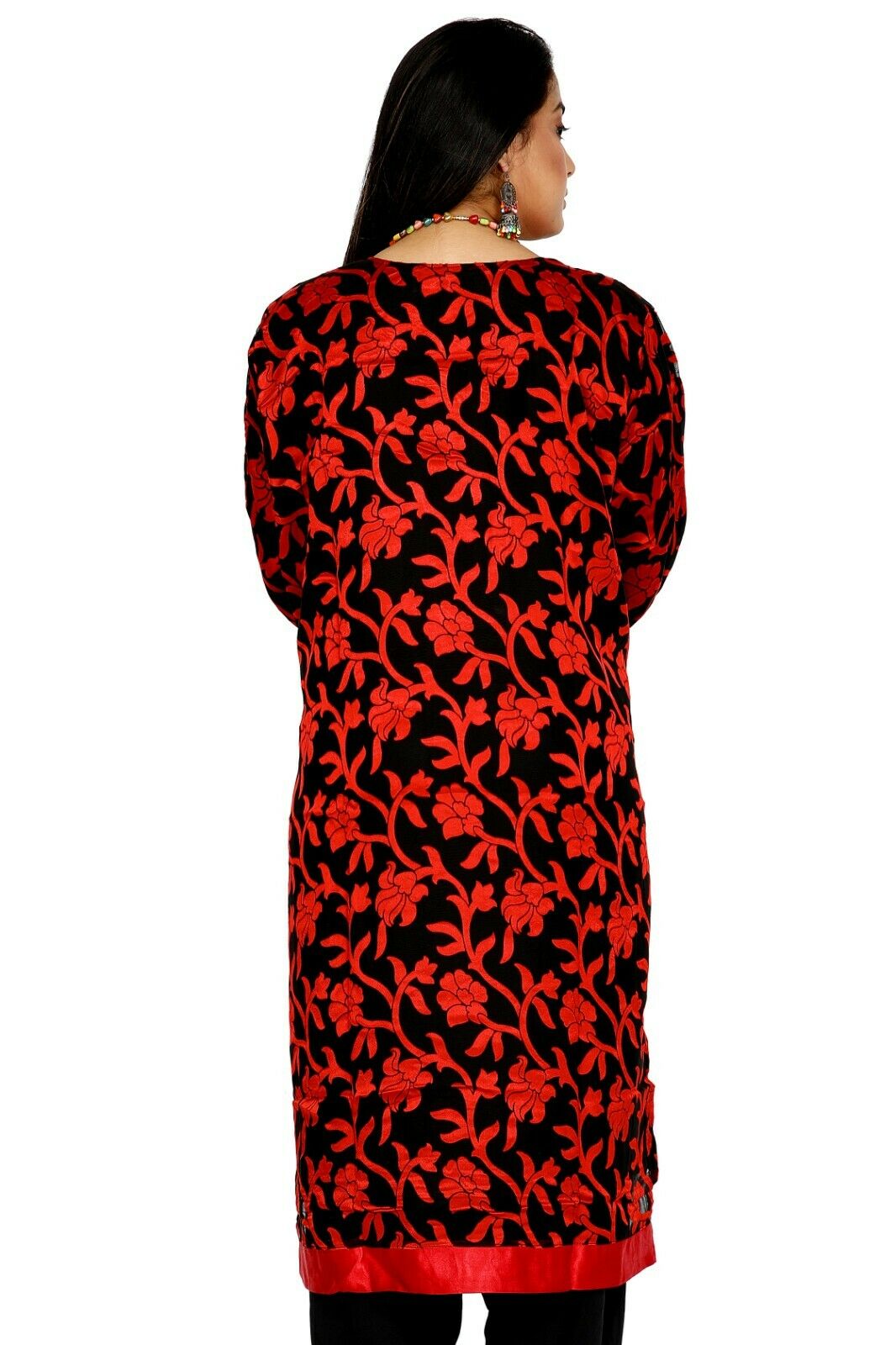 Black Wedding Party Wear Designer Salwar Kameez Chest Plus Size 52