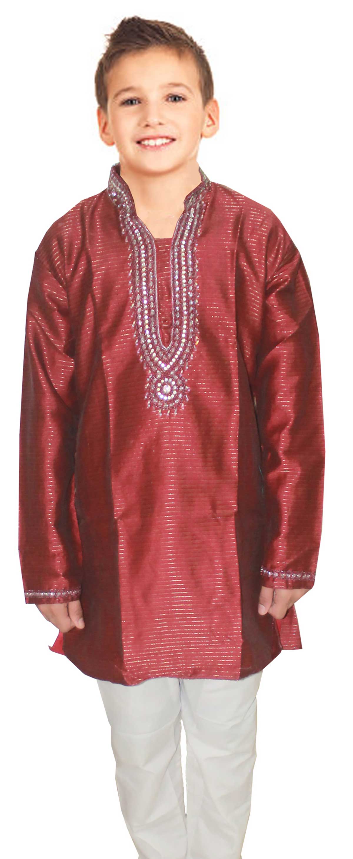Red India Boys Kurta sherwani set Age 1 to 8