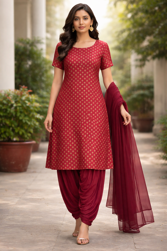 Red Salwar kameez dress plus chest size 52  Indian wedding party wear
