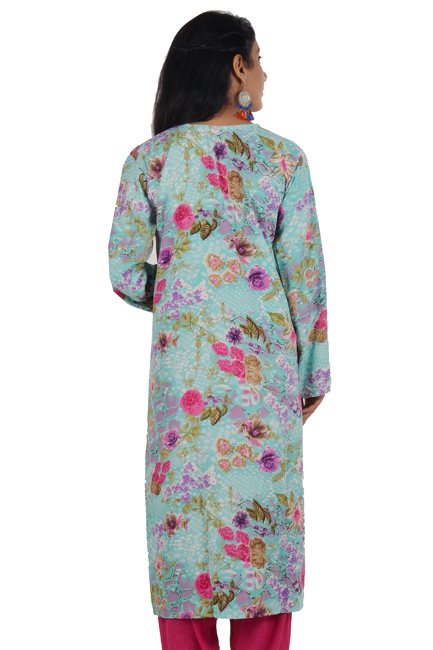 Blue Long sleeves Salwar kameez dress Size 42 Long sleeves