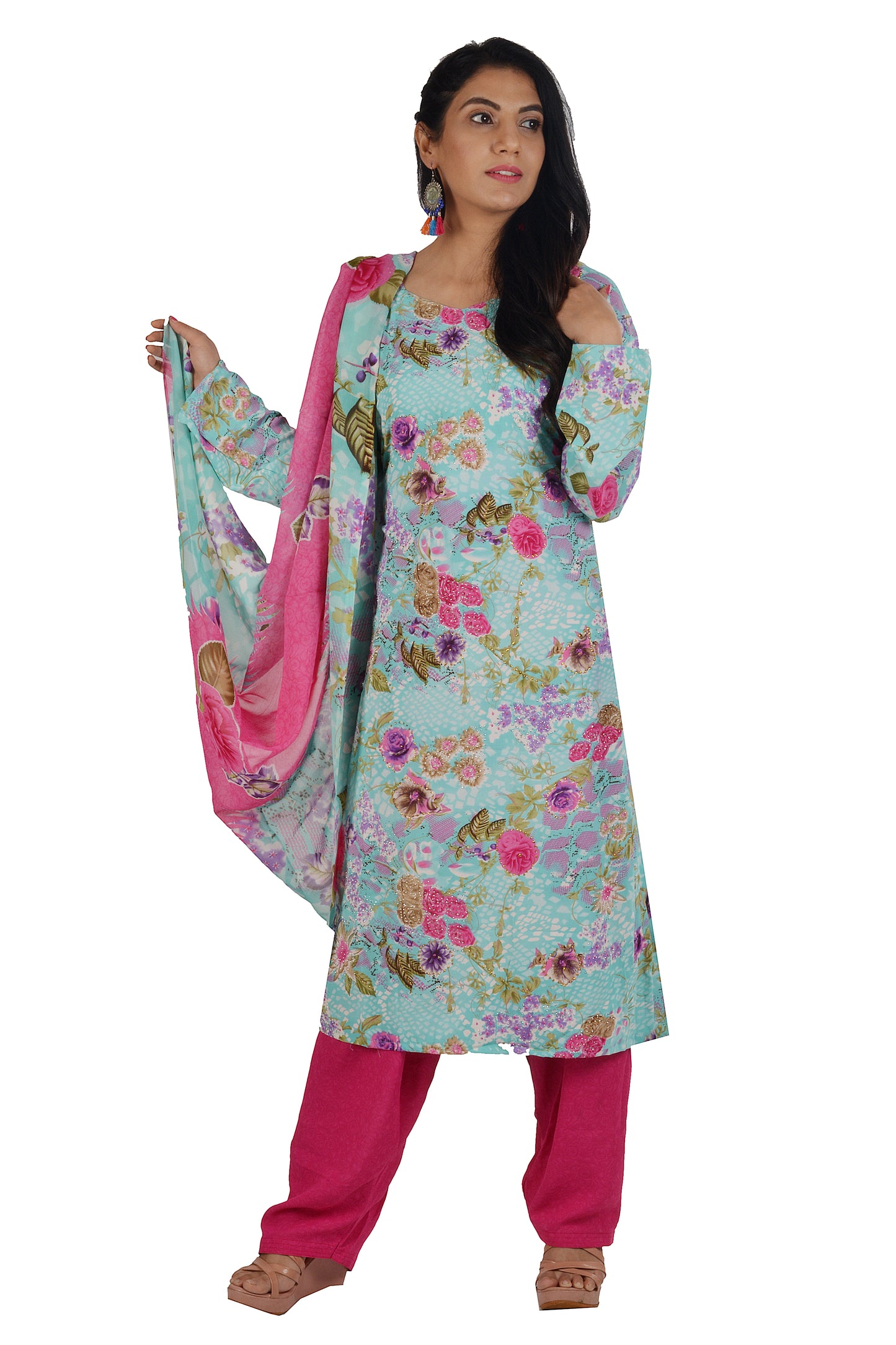 salwar kameez Dupatta set  chest  Size 44