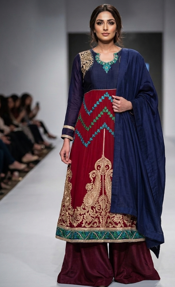 Designer Salwar kameez dress Plus chest size 50 Indian Wedding party wear