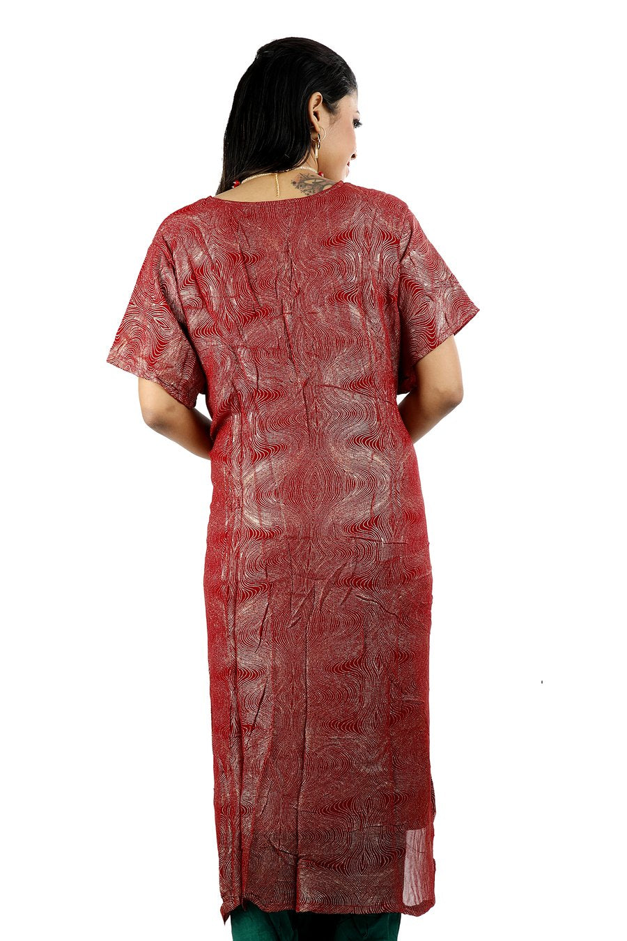 Burgundy Salwar kameez Dress chest size 52