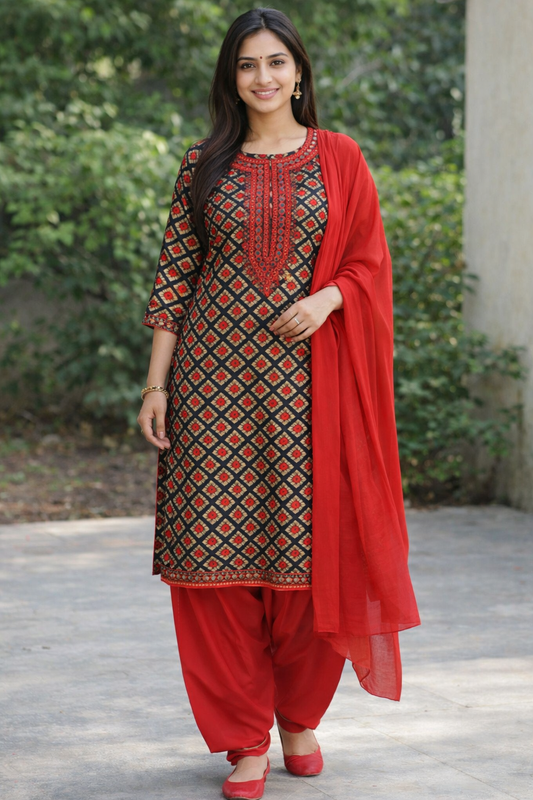 Cotton Salwar kameez dress Plus Chest size 48 2XL