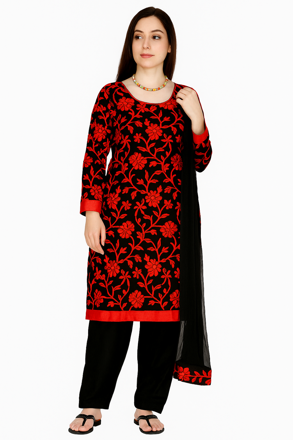 Black Plus size salwar kameez dress
