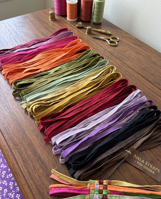 12 Premium Fabric Drawstrings (Nala / Naada) – Multi-Color Heritage Pack