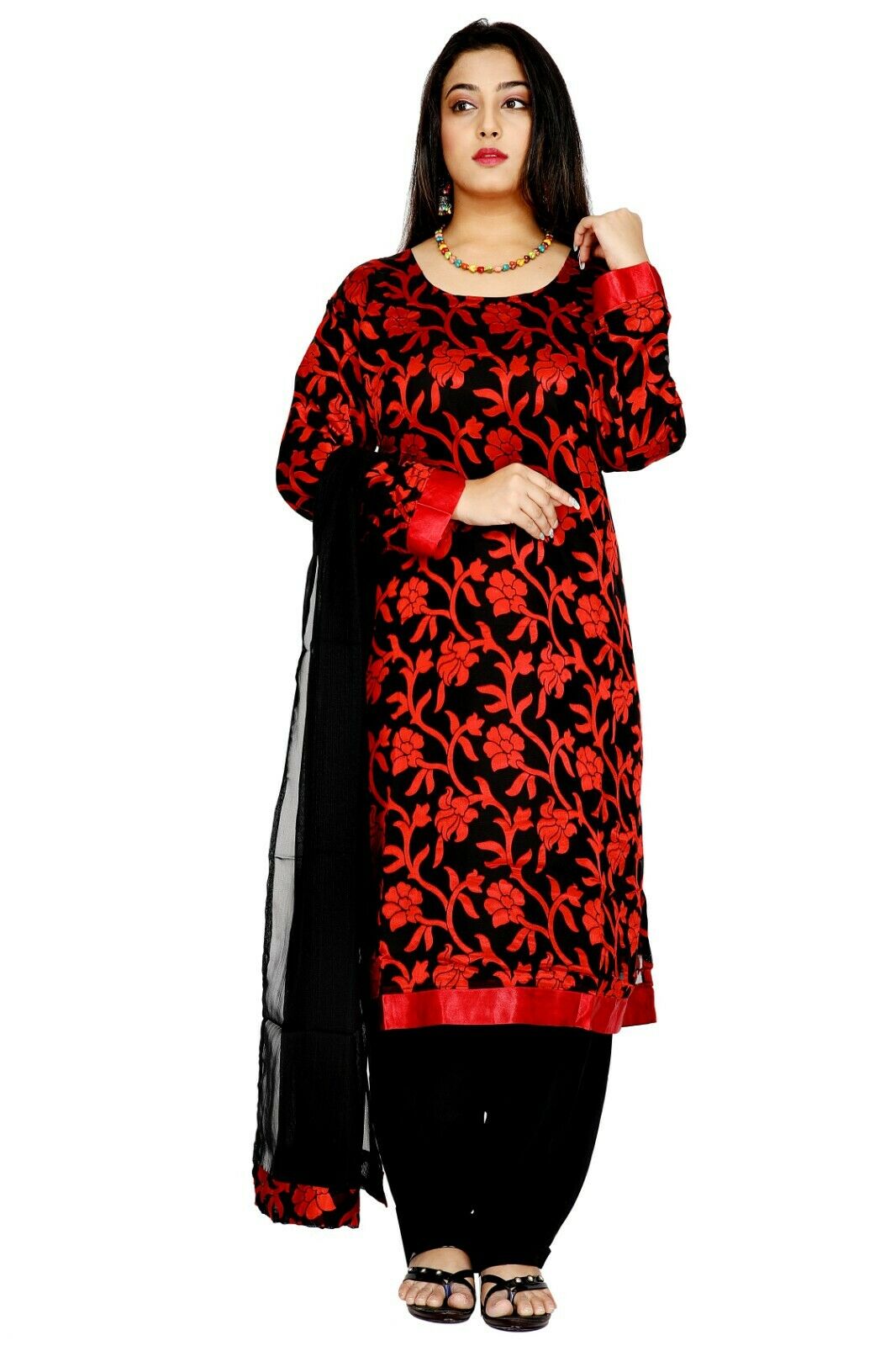 Black  Wedding Party Wear Designer Salwar Kameez Chest Plus Size 52