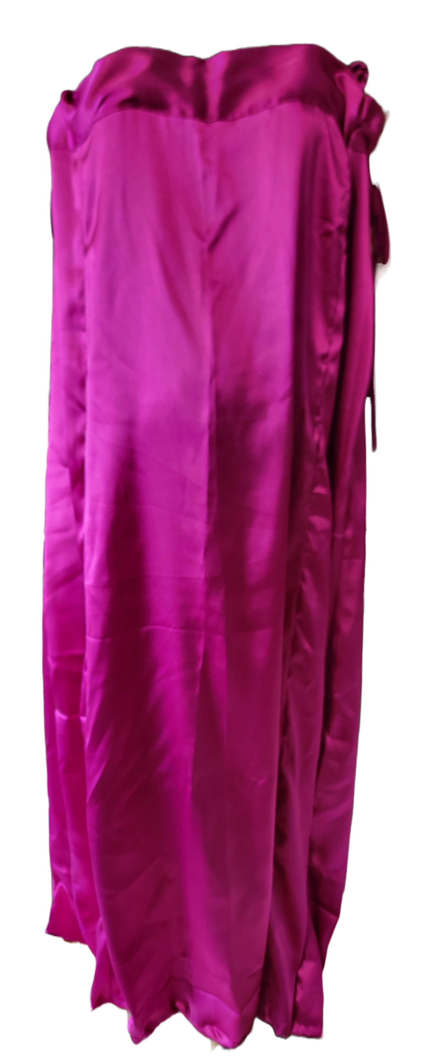 Pink Satin Indian sari saree Petticoat Underskirt  Adjustable waist plus sizes