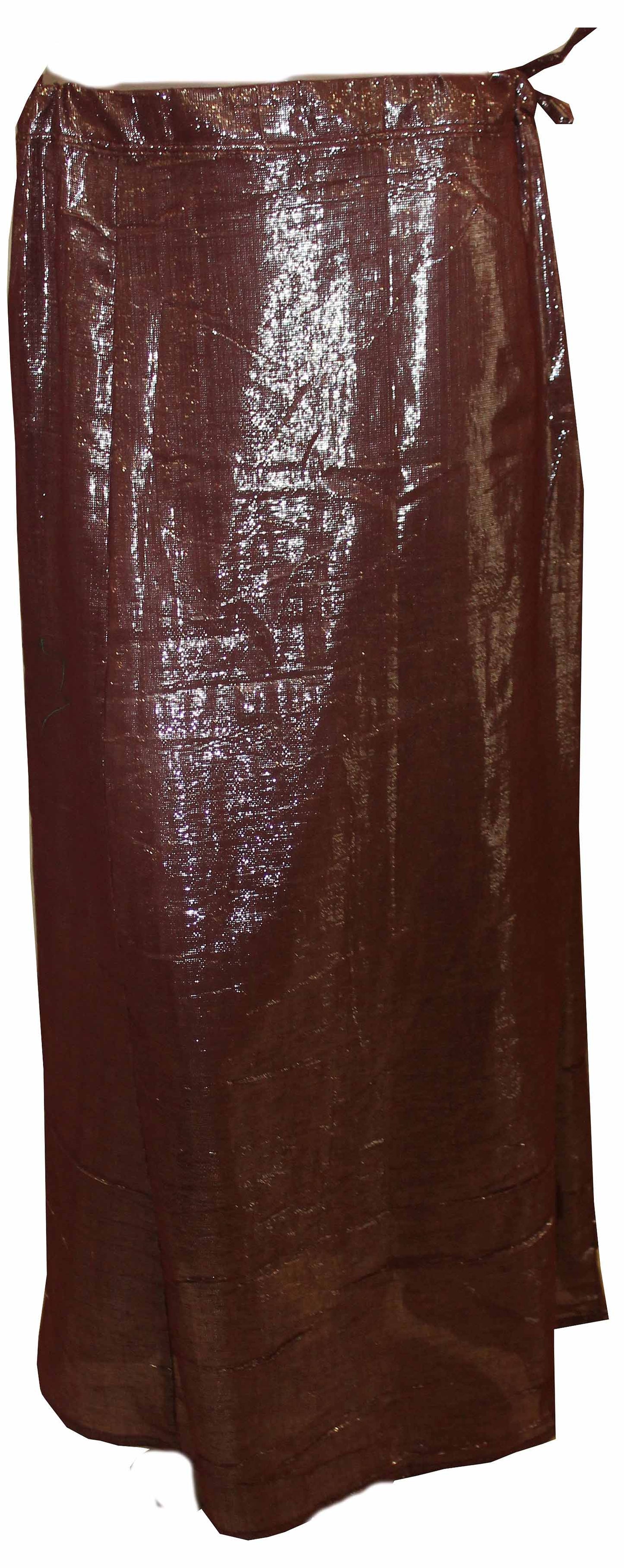 legant Shimmer Cotton Petticoat for Sarees and Lehengas – Adjustable Drawstring Waist